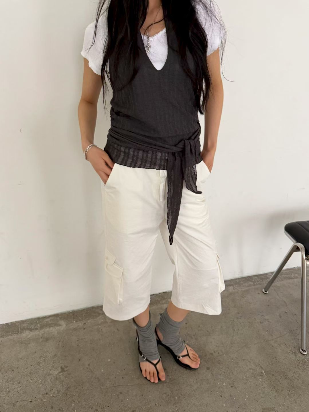 cargo Capri Pants