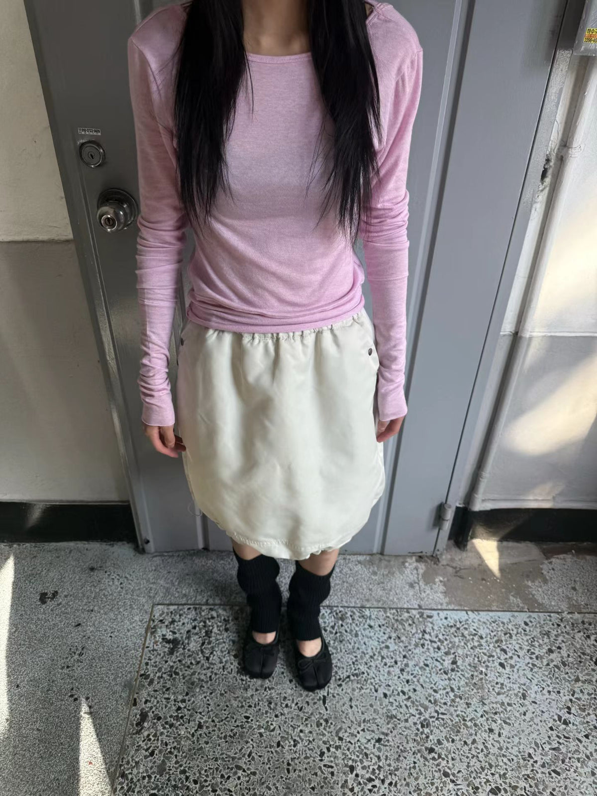 雙面穿菱格絎縫蓬擺裙