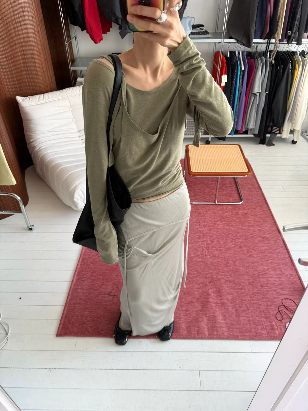 Dina layered Skirt (2 colors)