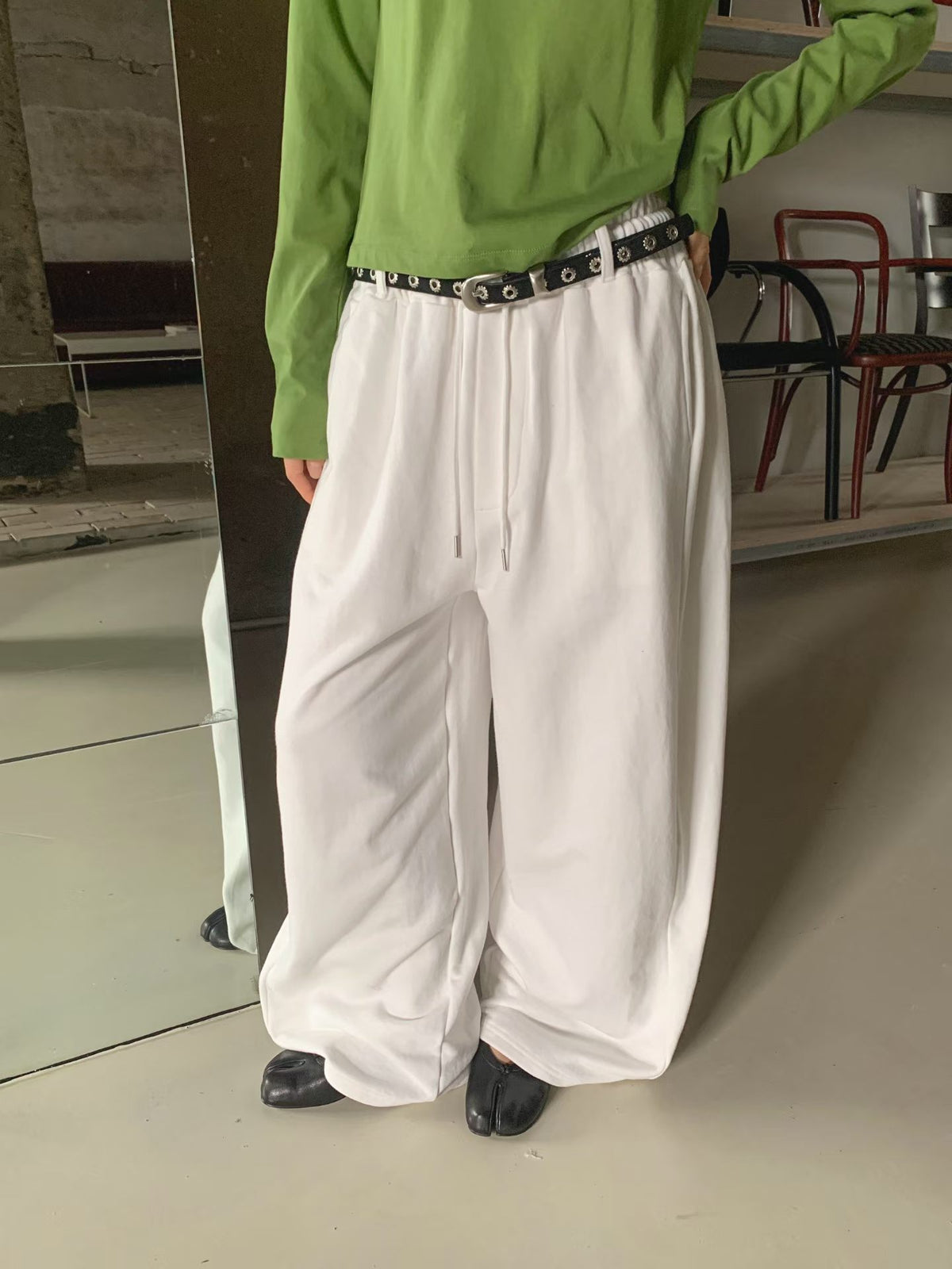 Balloon Belt Pants (4 colors)