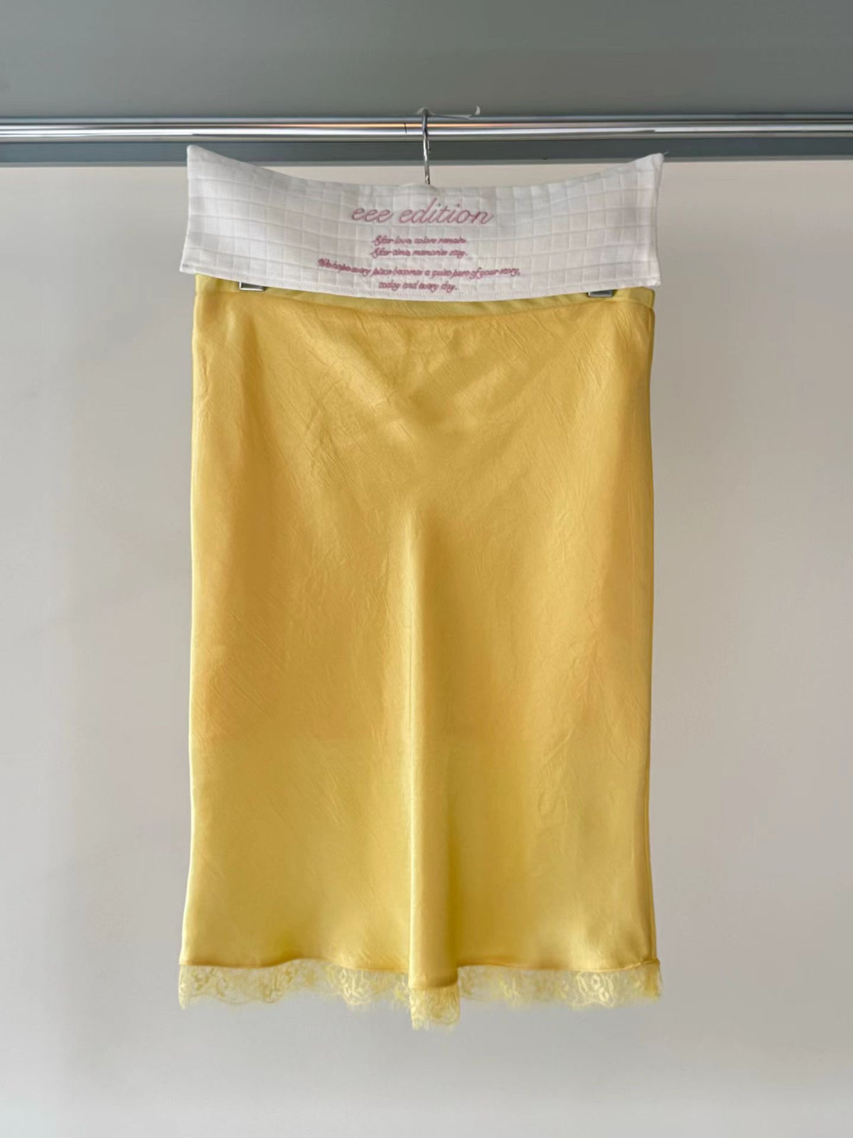 jenny satin lace skirt