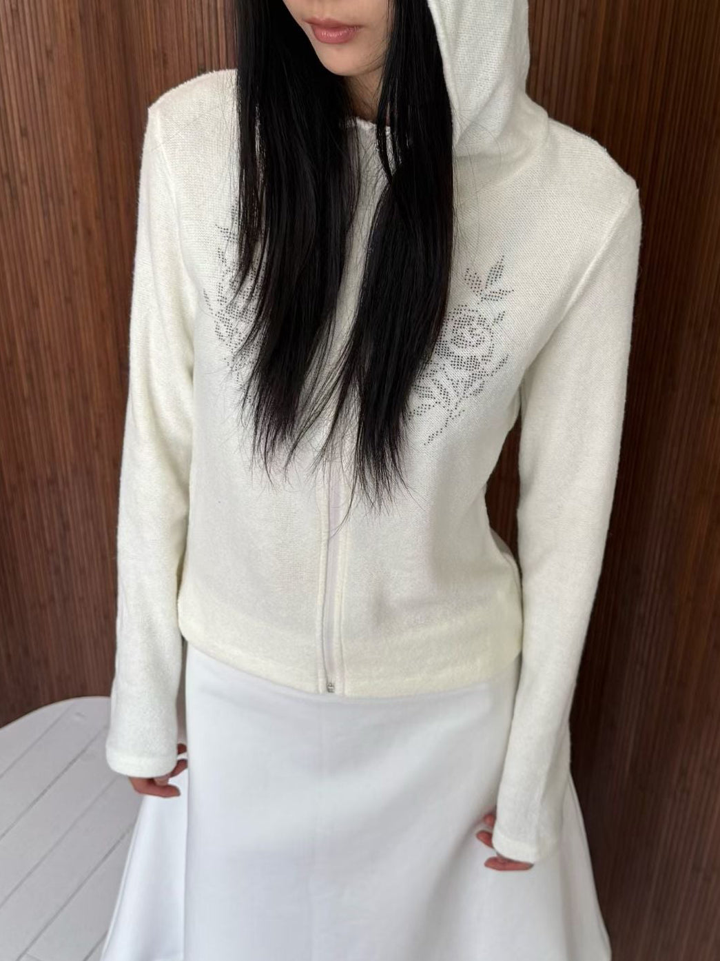 carmen rose terry wool hoodie
(2 colors)