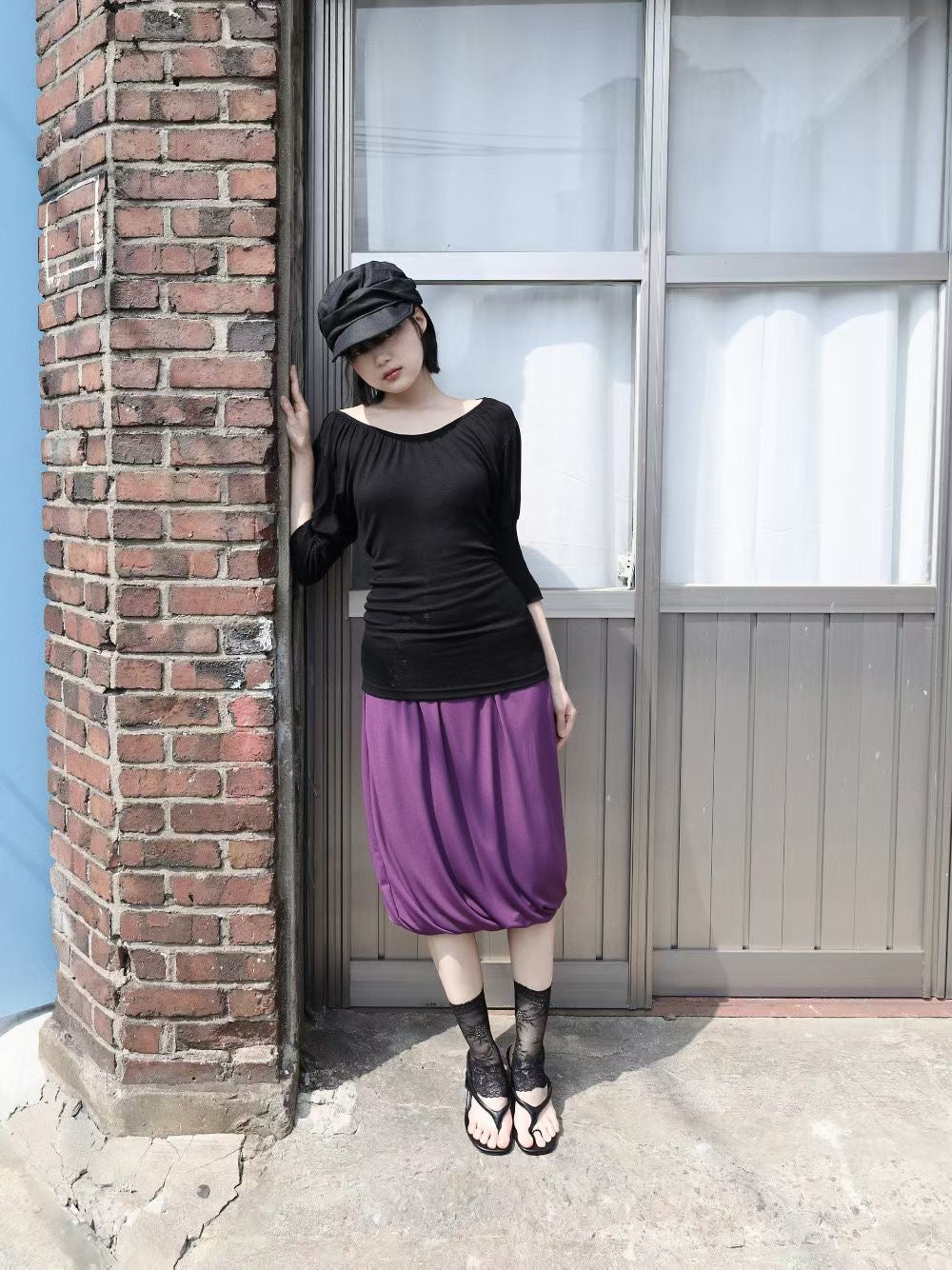 ballet drape top（3 colors)