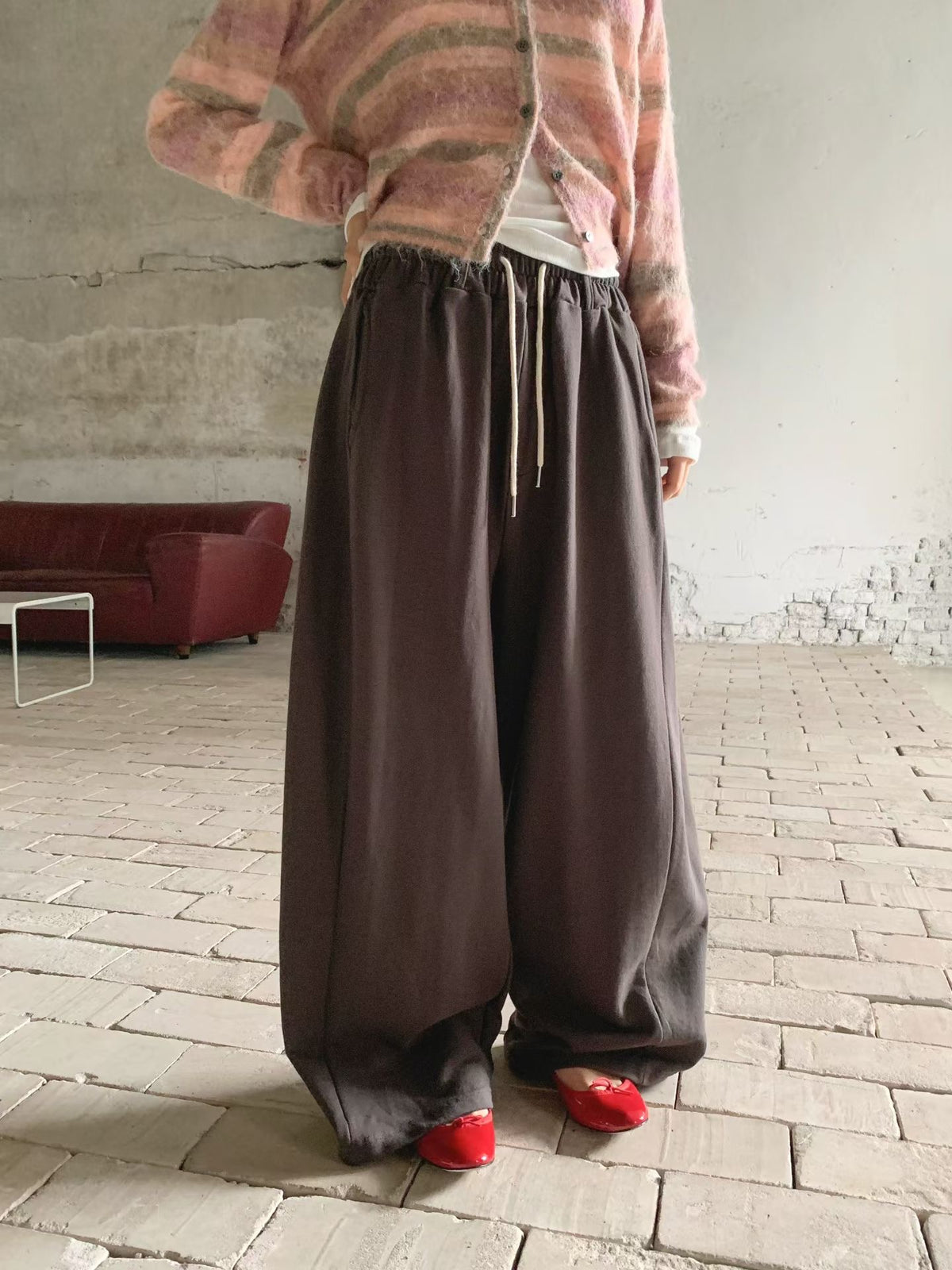 Balloon Belt Pants (4 colors)