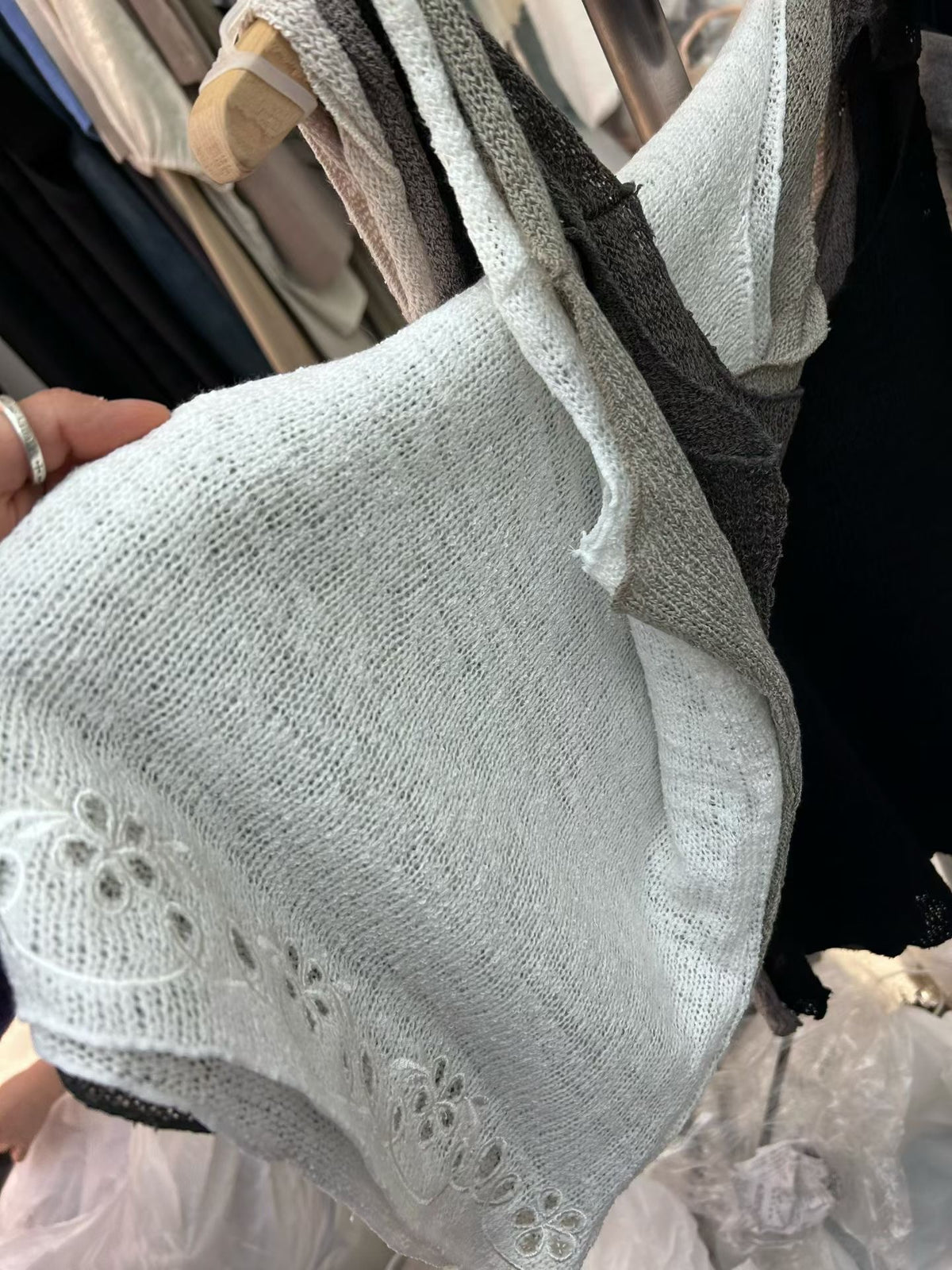 Jacquard Knit Camisole（3colors)