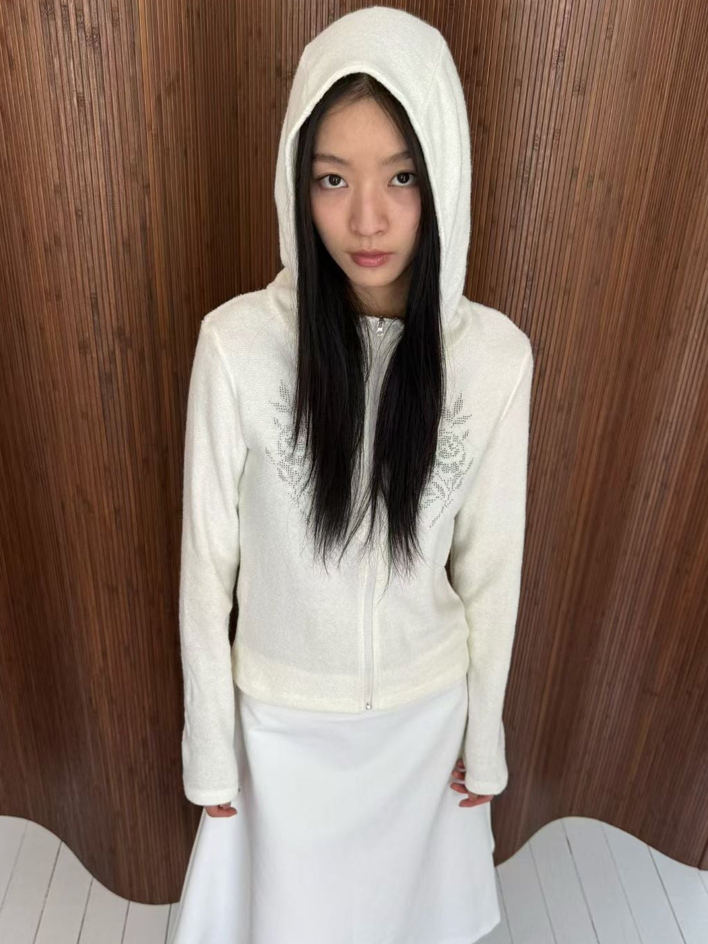 carmen rose terry wool hoodie
(2 colors)