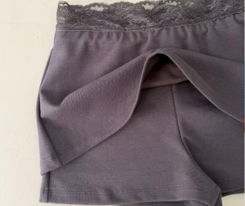 lace mini skort (3 colors)