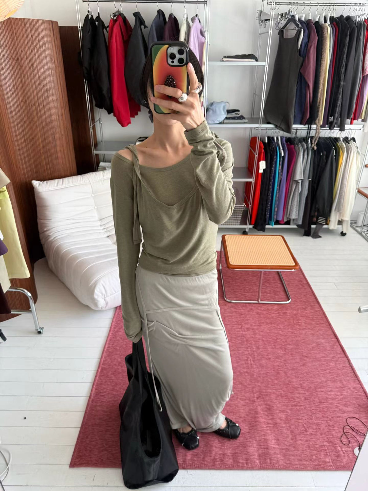 Dina layered Skirt (2 colors)