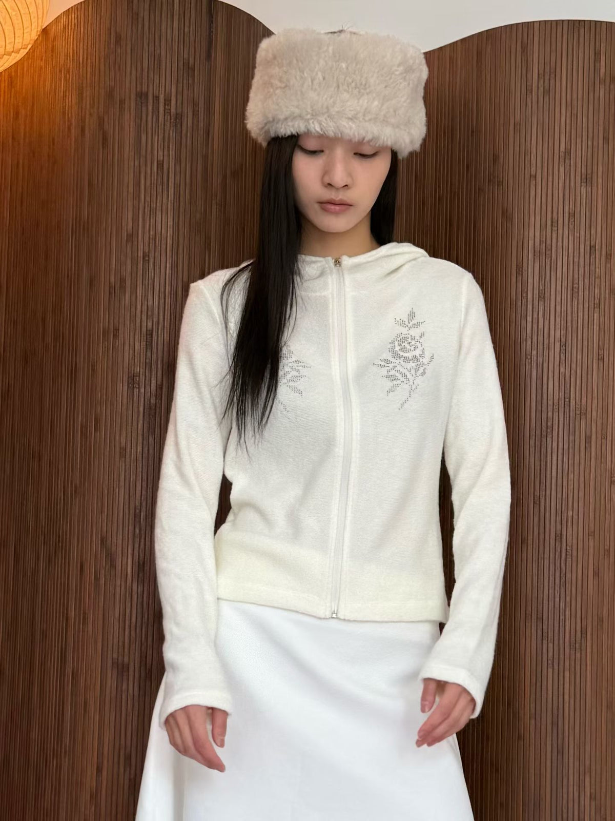 carmen rose terry wool hoodie
(2 colors)