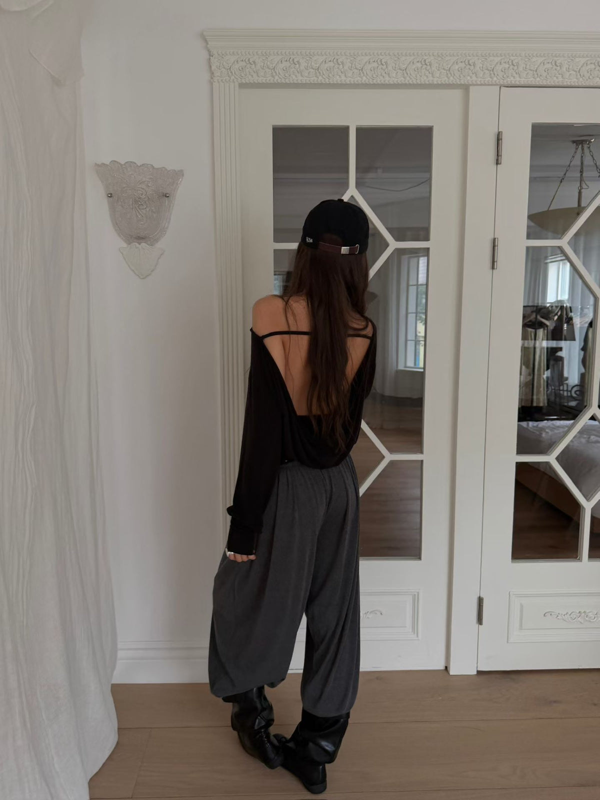2 Way Drape T-shirt（3 colors)