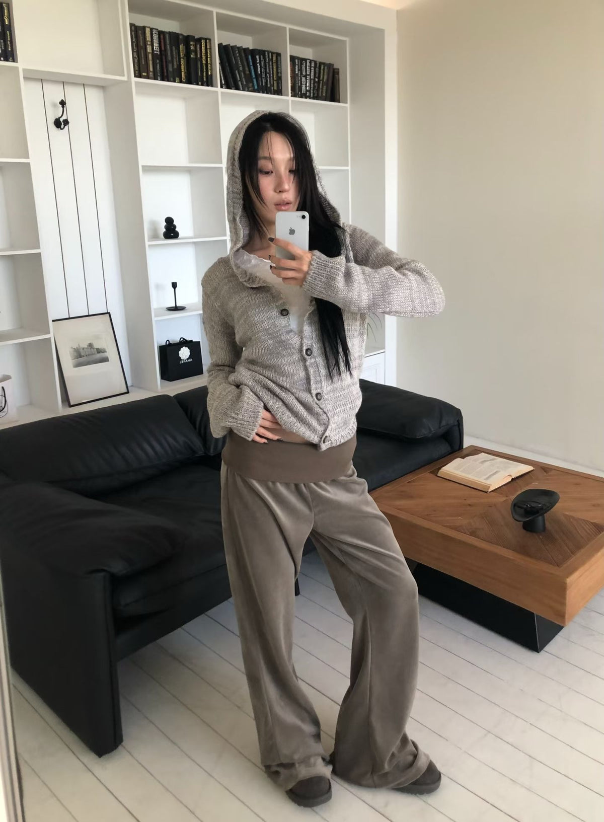 Velour Fold-over Pants (3 colors)