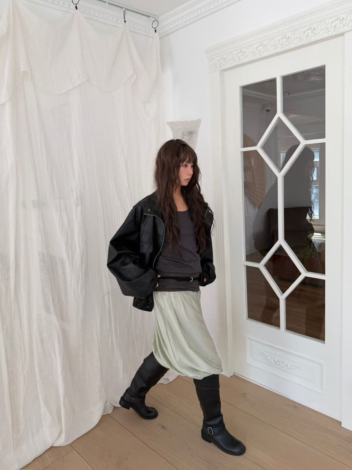 Goat Balloon Skirt (2 colors)