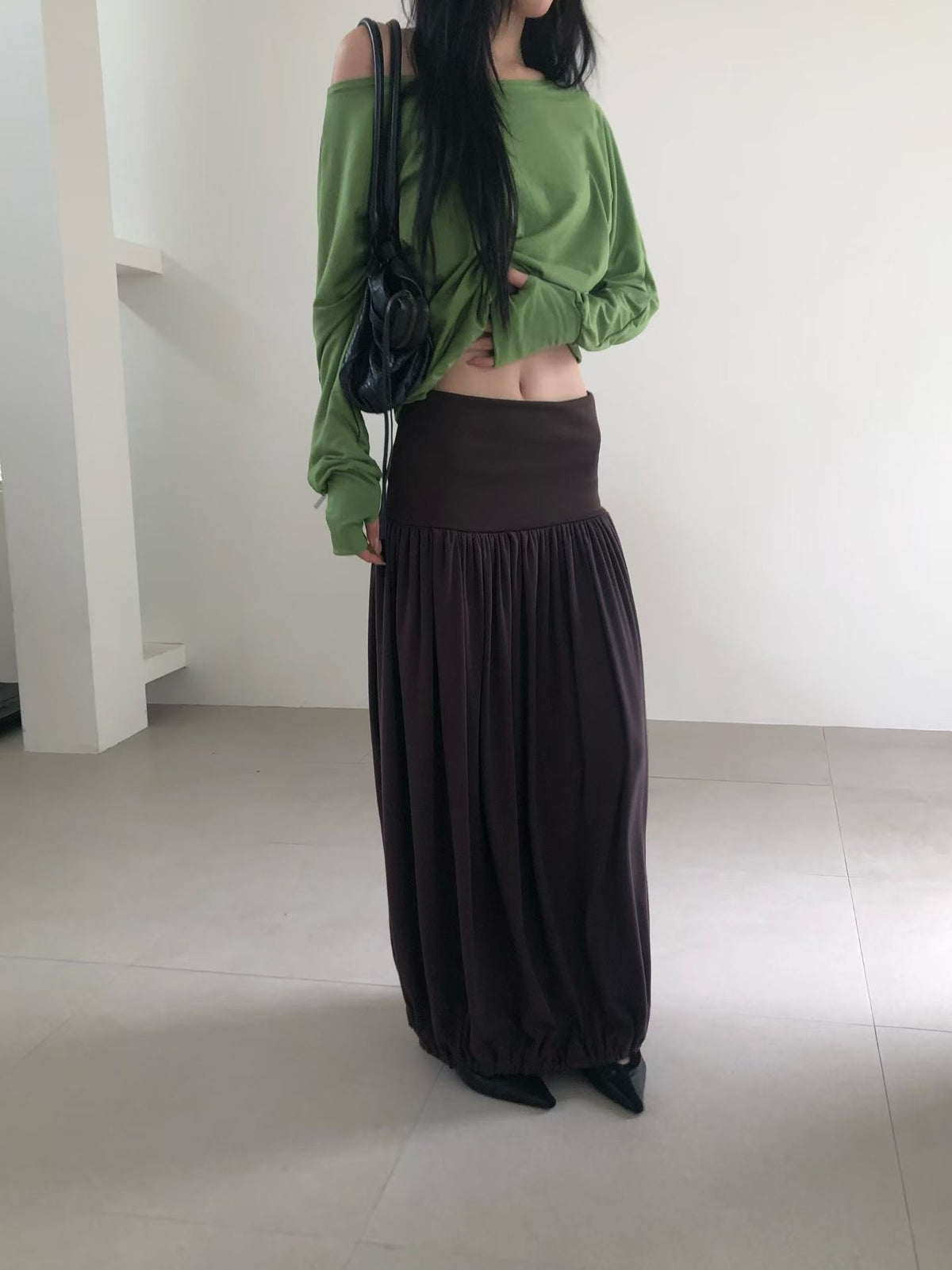 Volume Long Skirt (3 colors)