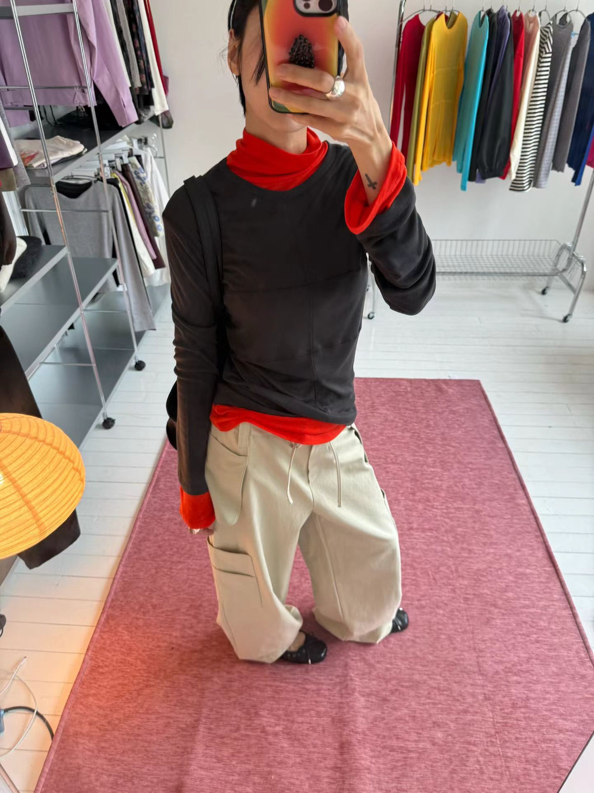 madeleine cross long sleeved t shirt (3 colors)