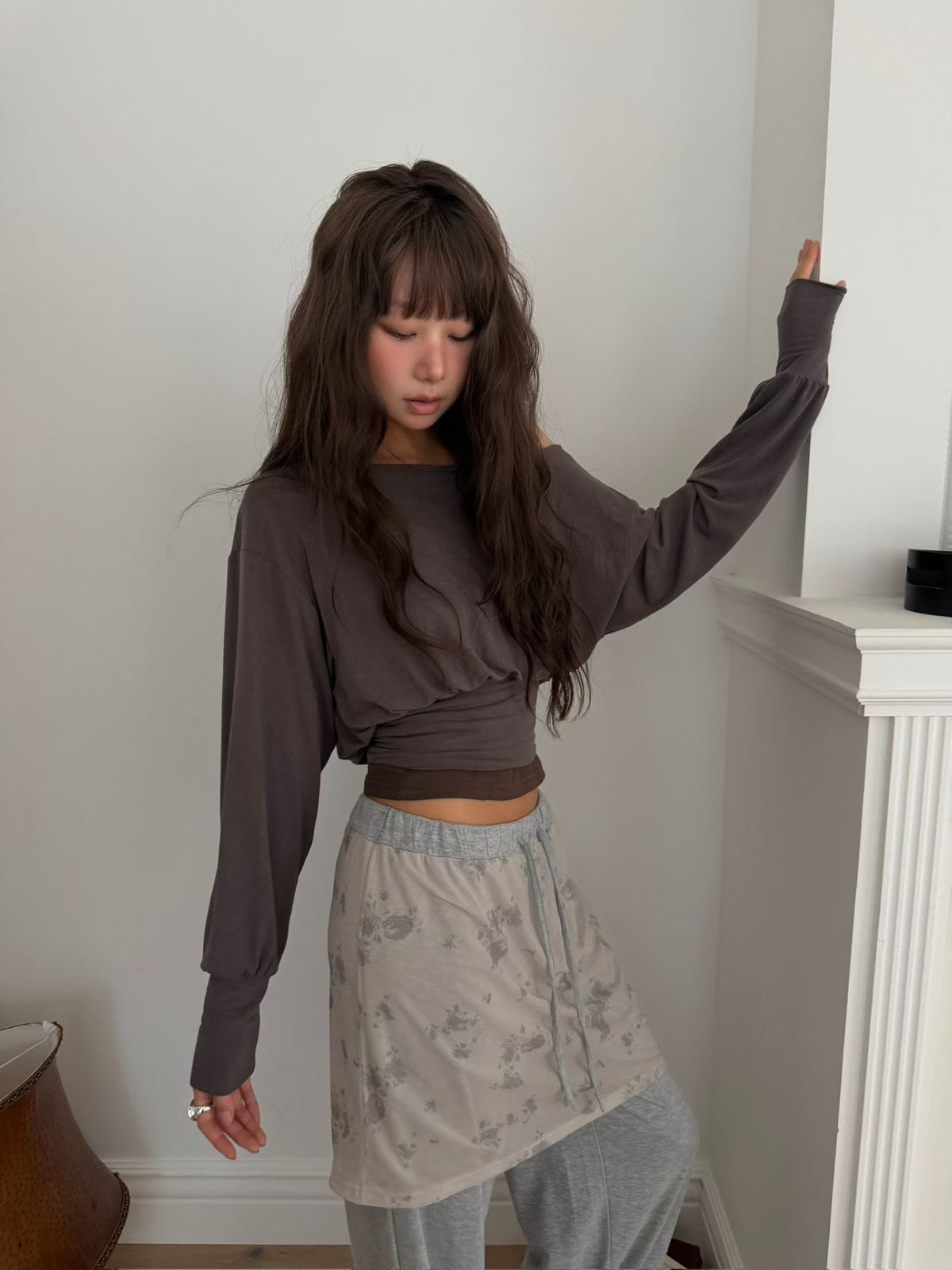 2 Way Drape T-shirt（3 colors)