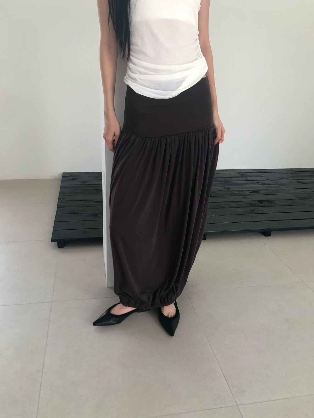 Volume Long Skirt (3 colors)