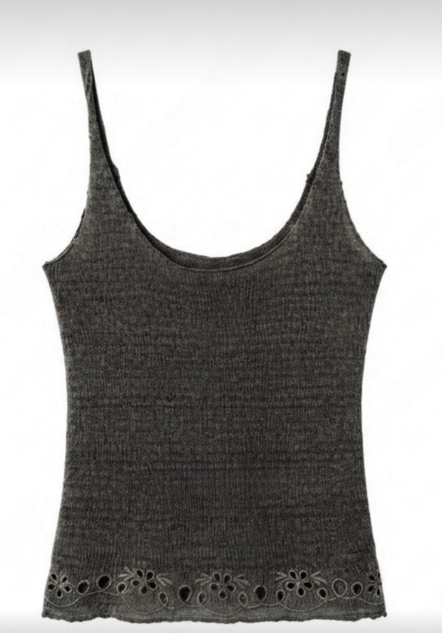 Jacquard Knit Camisole（3colors)
