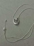 Sculptural Double-Ring Necklace