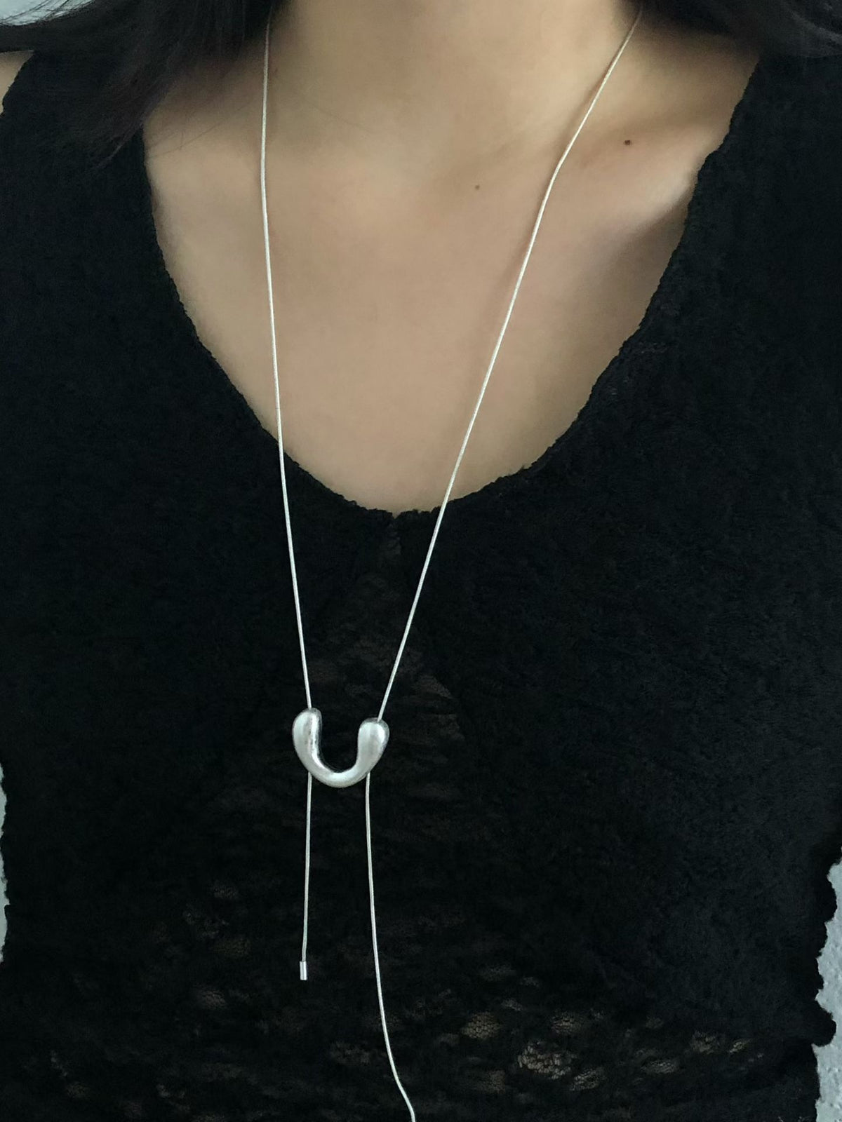 U-Shape Pendant Necklace