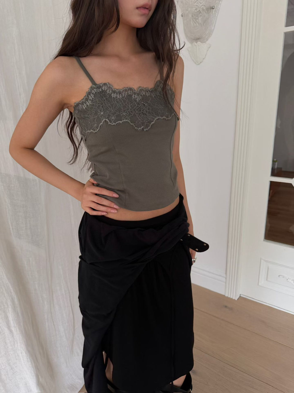 Your Lace Sleeveless Top（6 colors)