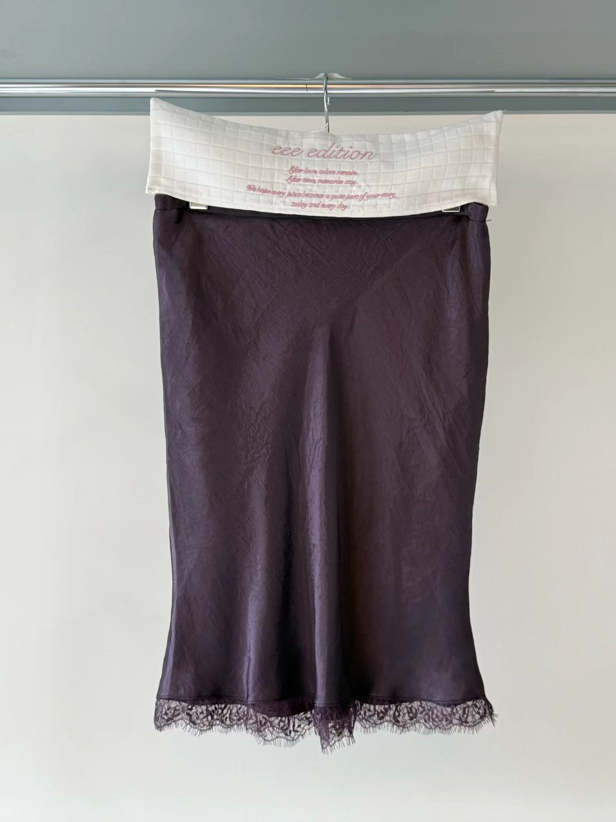 jenny satin lace skirt (3 colors)
