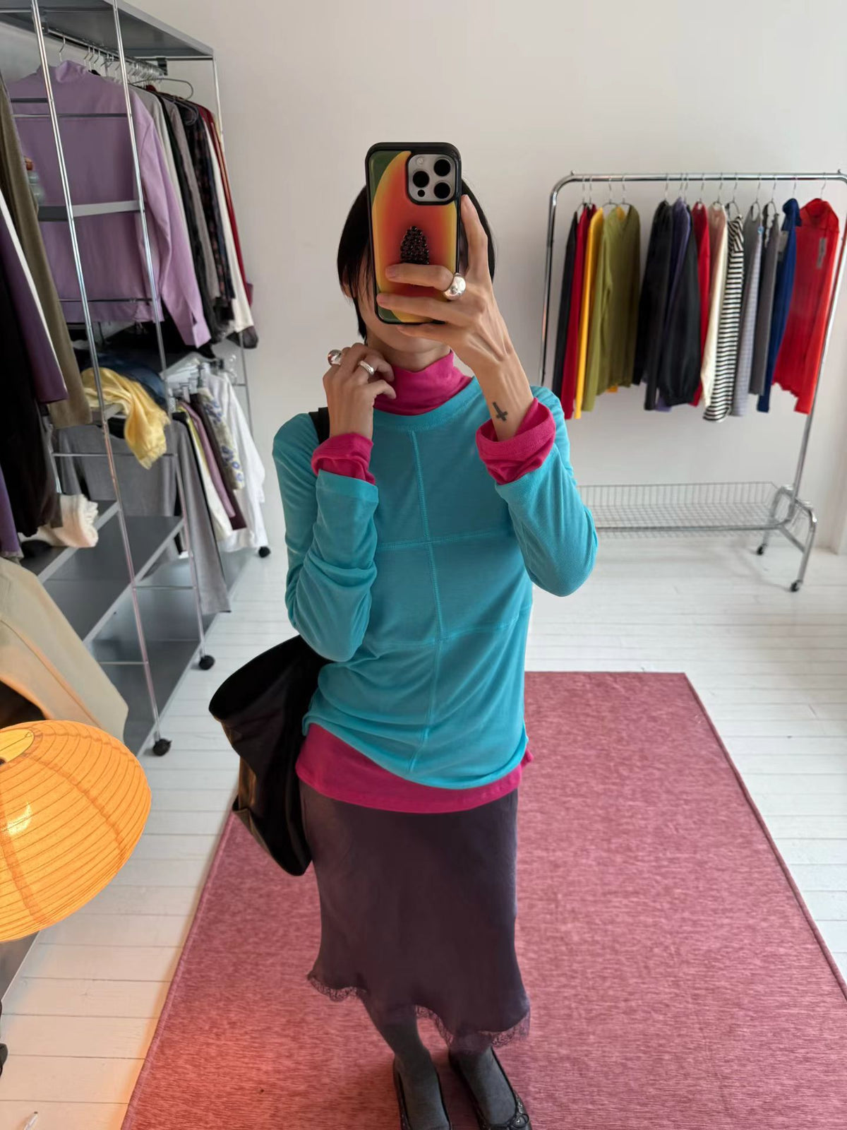 madeleine cross long sleeved t shirt (3 colors)