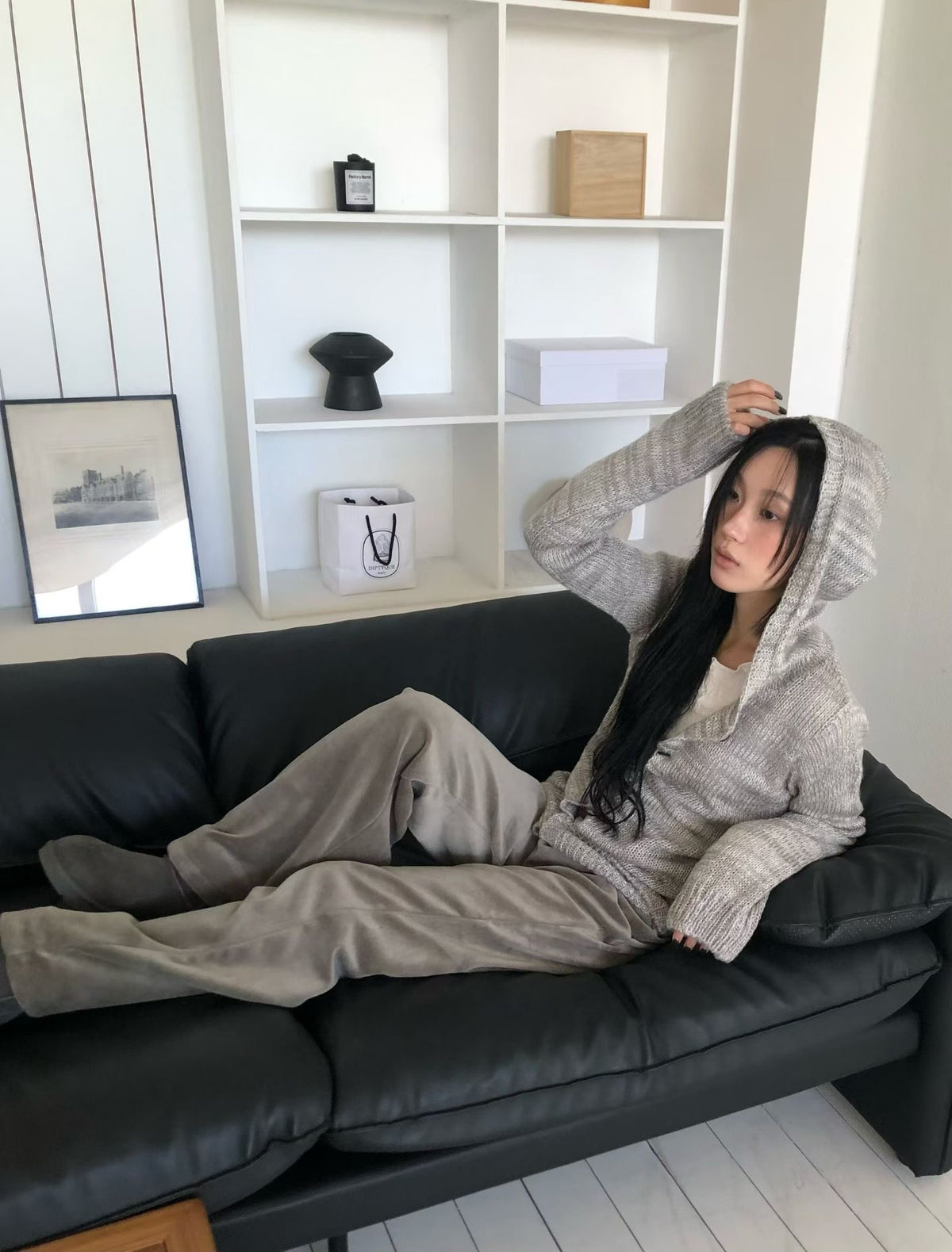 Hooded Knit Cardigan
(3 colors)