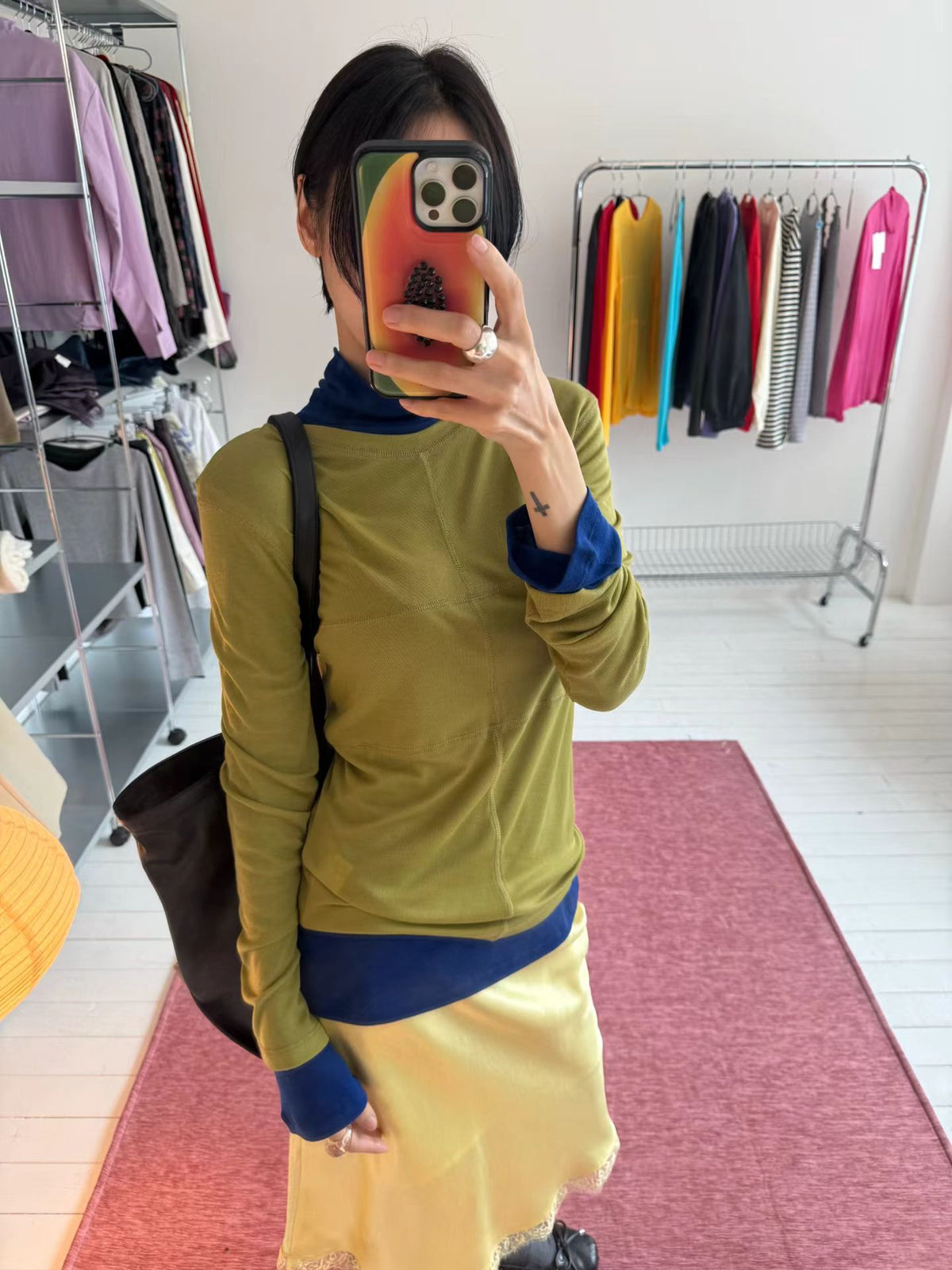 madeleine cross long sleeved t shirt (3 colors)