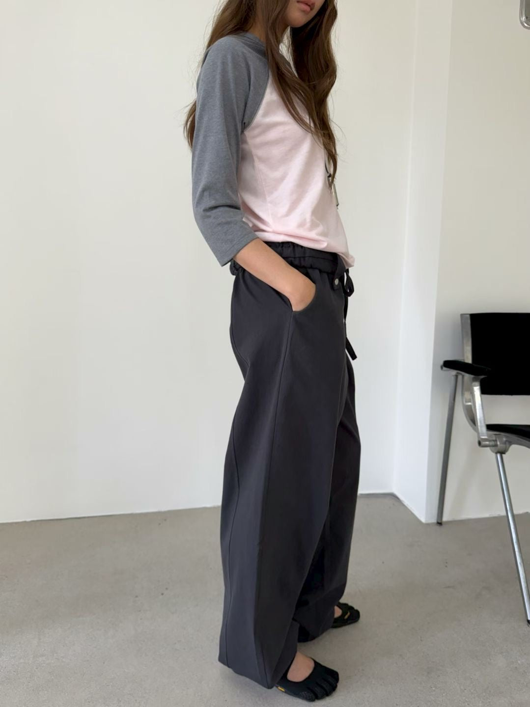 Fold-Over Piped Pants (2colors)
