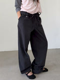 Fold-Over Piped Pants (2colors)