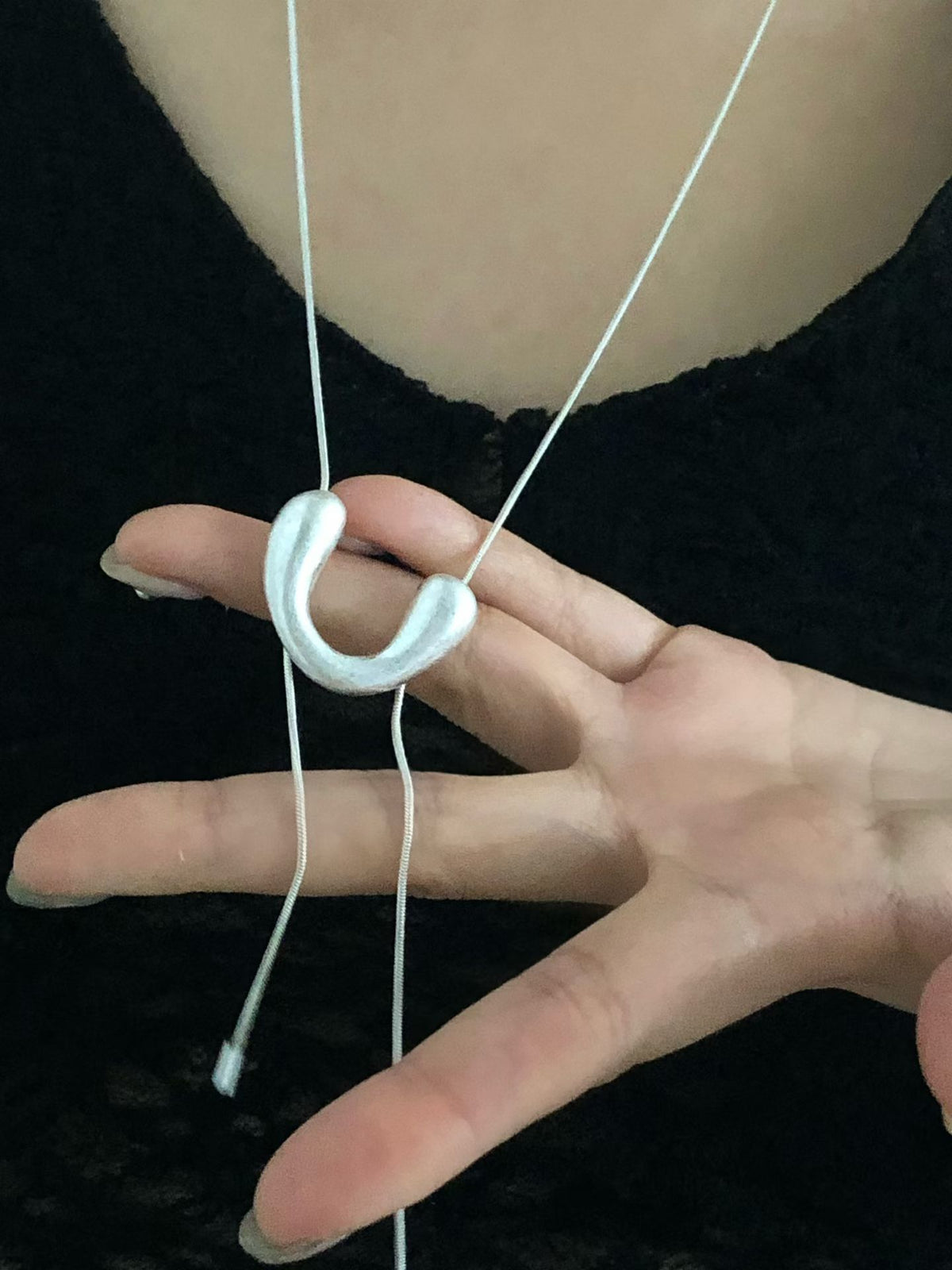 U-Shape Pendant Necklace