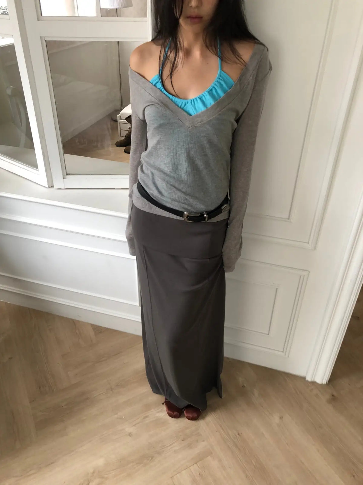 Jacquard Halter Vest（3colors)