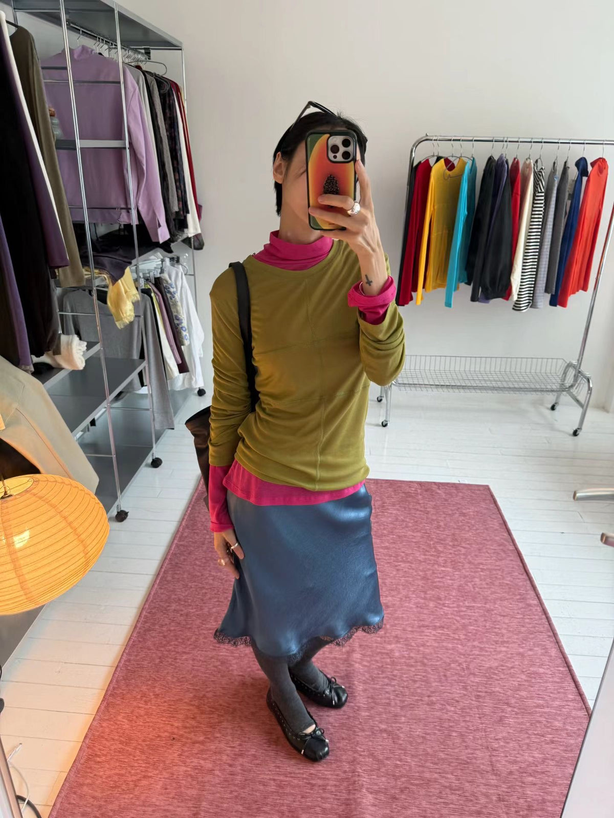 madeleine cross long sleeved t shirt (3 colors)