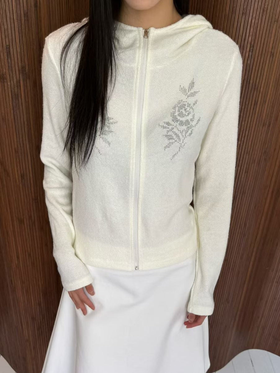 carmen rose terry wool hoodie
(2 colors)