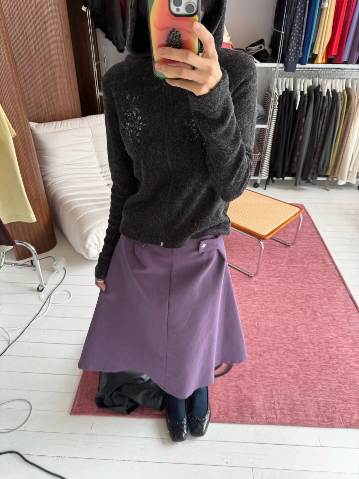 carmen rose terry wool hoodie
(2 colors)