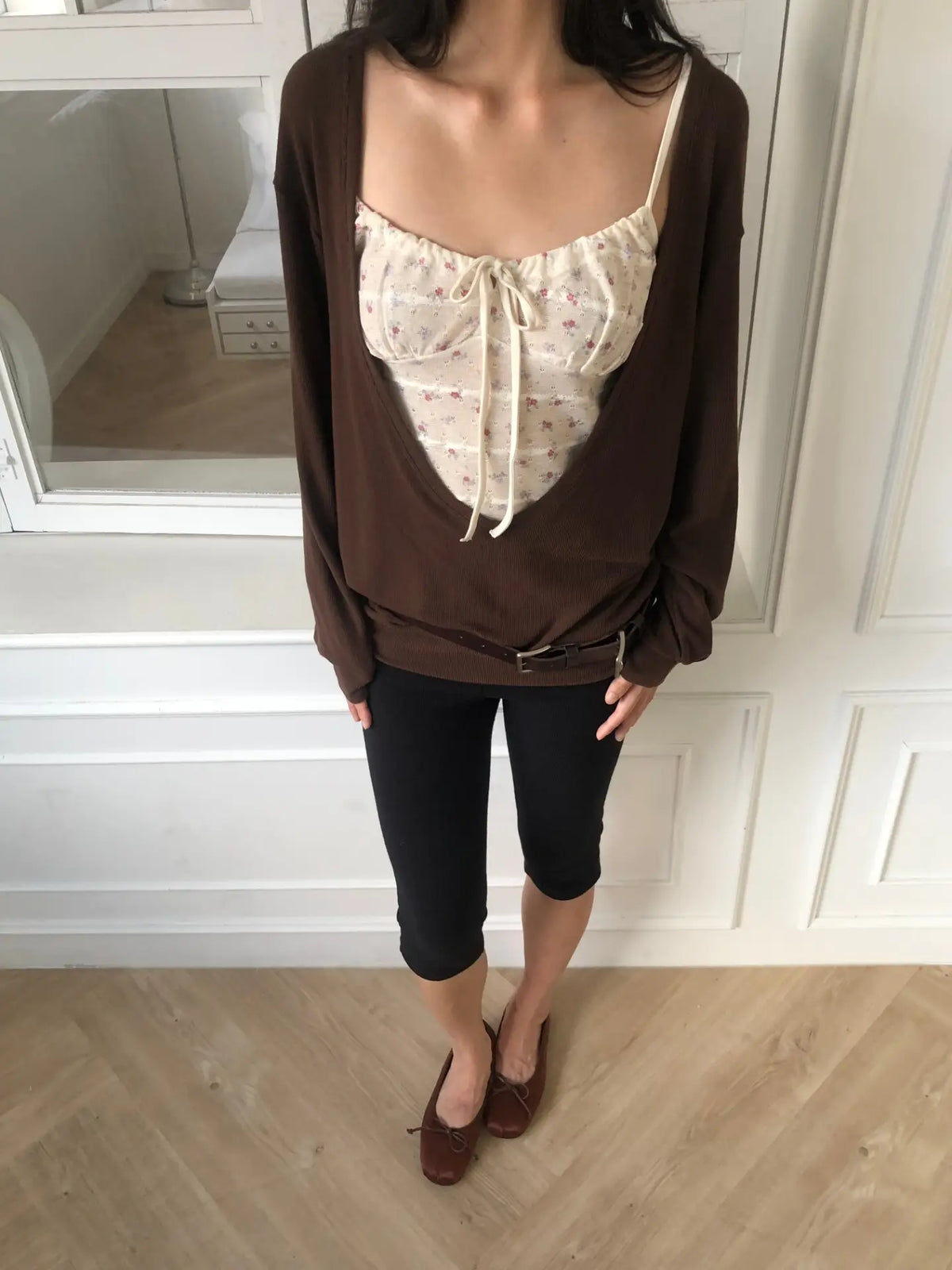 Open Draped Cardigan（2 colors)