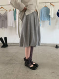balloon silhouette skirt (3 colors)