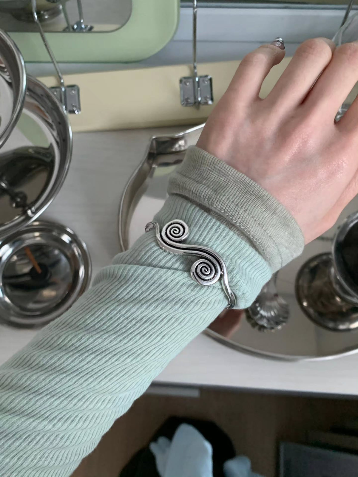 spiral bracelet