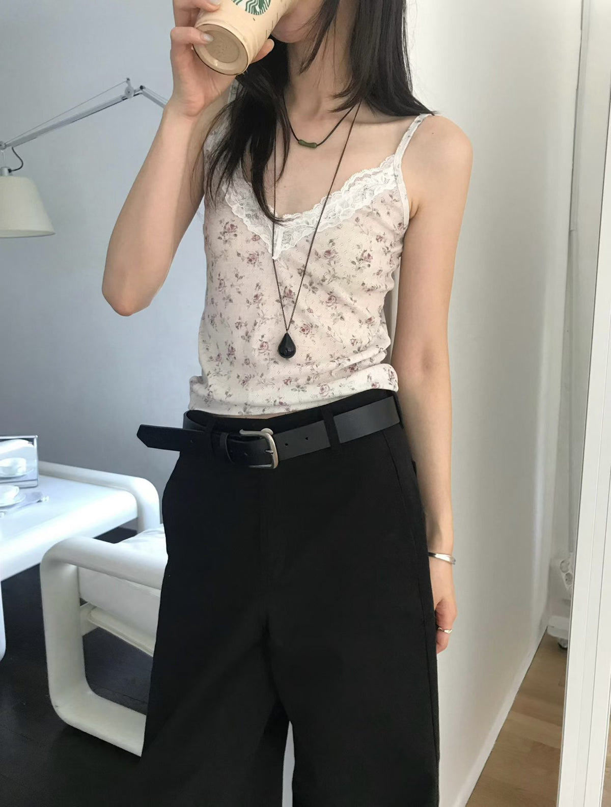 small floral tank top (2 colors)