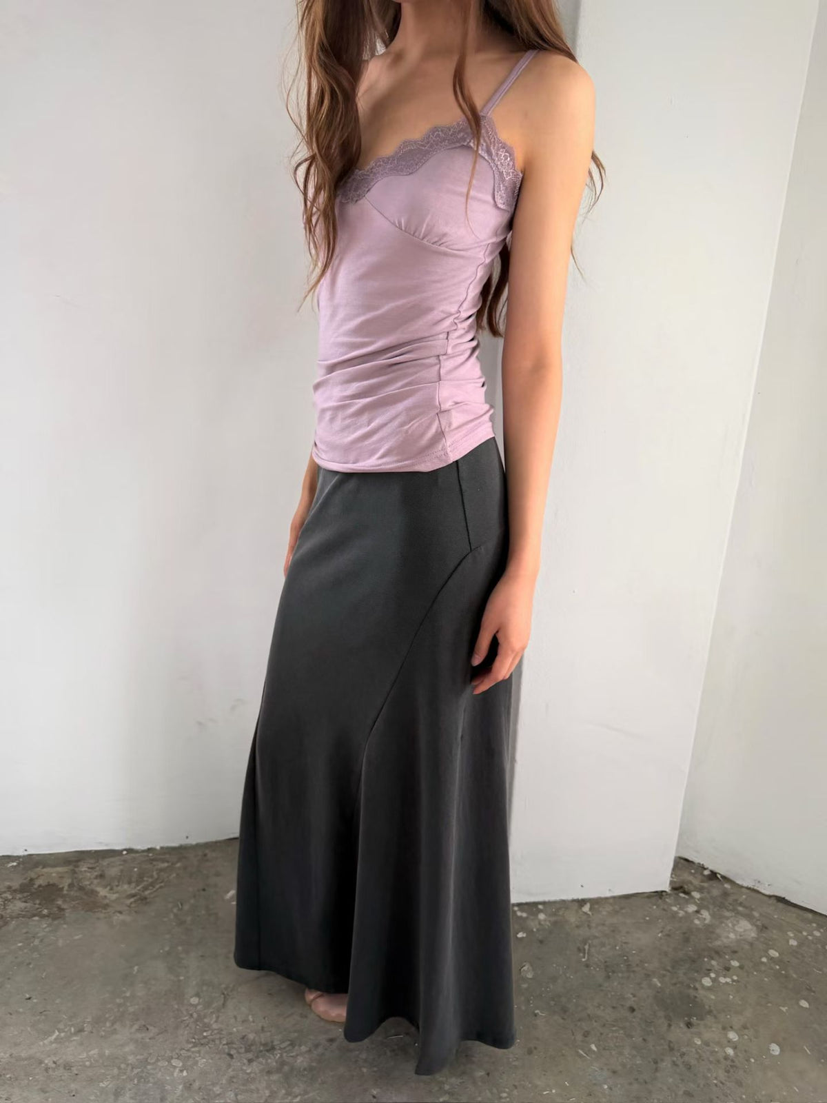 ꕤ v-neck lace tank top ꕤ（3 colors)